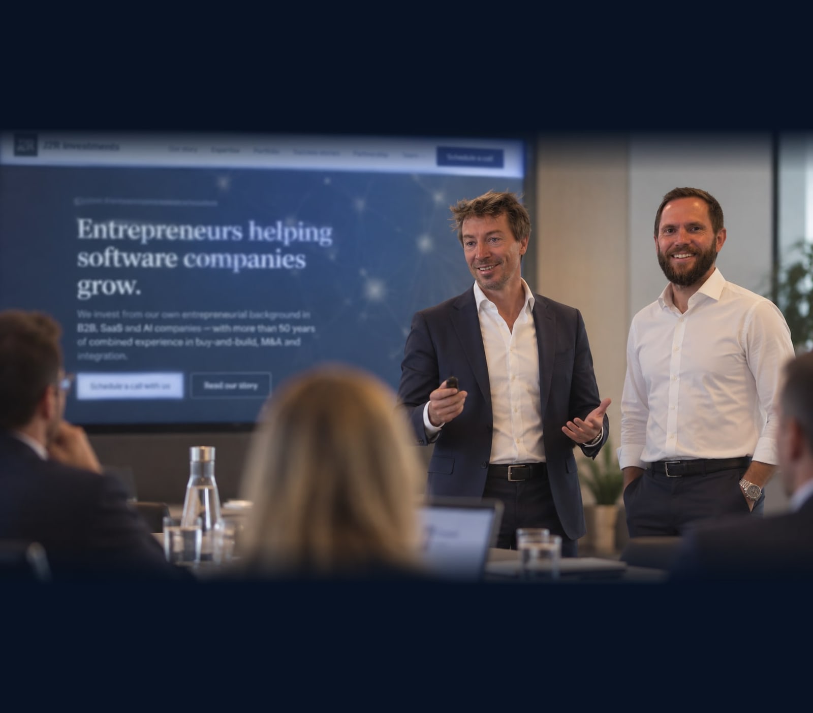 Ronald van Tiel en Jens Beukers van J2R Investments